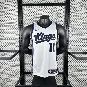 24 season King's home white No. 11 Sabonis