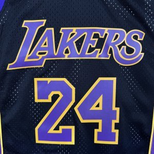 MN 09-10 Lakers Bryant Night Black No. 24 Kobe Bryant