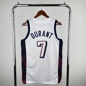 24 year Olympic Games, White No. 7 Durant of the United States team