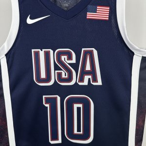 24 year Olympic Games US team navy blue No. 10 Tatum