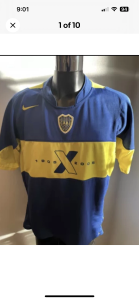 Nike Boca Juniors Xentenario Maglia Trikot Mailot Maglia Camiseta Jersey