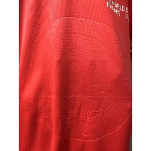 1998 Den-m B.LAUDRUP M.LAUDRUP Top Quality Home Retro Football Jersey custom T-shirt