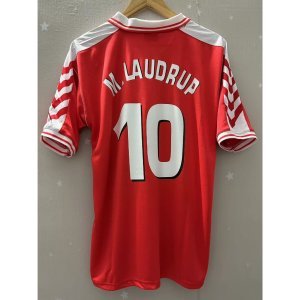 1998 Den-m B.LAUDRUP M.LAUDRUP Top Quality Home Retro Football Jersey custom T-shirt