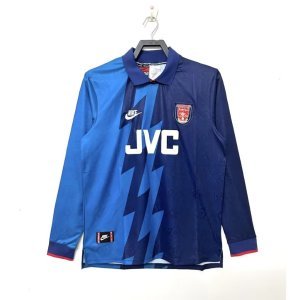 95-96 Arsenal BERGKAMP WRIGHT Top Quality Home Retro Football Jersey custom Long sleeve T-shirt