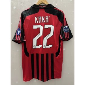 07-08 AC Milan KAKA PIRLO Top Quality Home Retro Football Jersey custom T-shirt NESTA INZAGHI