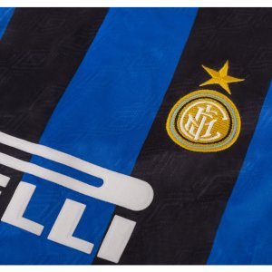 95-96 Inter Milan J.ZANETTI R.CARLOS Top Quality Home Retro Football Jersey custom T-shirt ZAMORANO