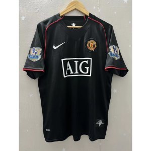 07-08 MAN-U RONALDO ROONEY Top Quality Away Retro Football Jersey custom T-shirt
