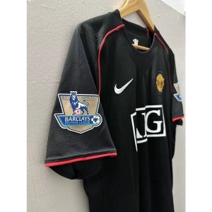 07-08 MAN-U RONALDO ROONEY Top Quality Away Retro Football Jersey custom T-shirt