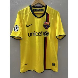 08-09 Barcelona Top Quality Away Retro Soccer Jersey custom T-shirt Football Jersey MESSI XAVI