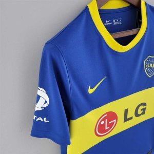 10-11 Boca Juniors Top Quality Home Retro Soccer Jersey custom T-shirt Football Jersey ROMAN