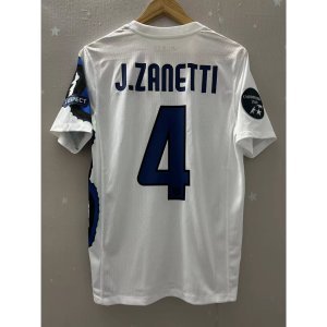 10-11 Internazionale Milano Top Quality Away Retro Soccer Jersey custom T-shirt Football Jersey J.ZA