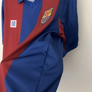 82-84 Barcelona Top Quality Home Retro Soccer Jersey custom T-shirt Football Jersey MARADONA