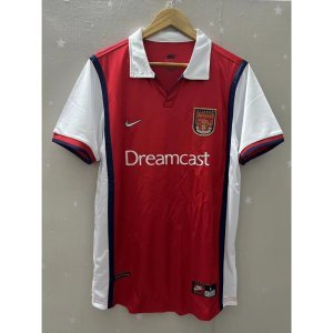 99-00 Arsenal HENRY BERGKAMP SUKER Top Quality Home Retro Football Jersey custom T-shirt