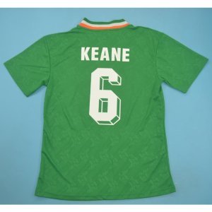 1994 Ire-lan KEANE Top Quality Home Retro Football Jersey custom T-shirt