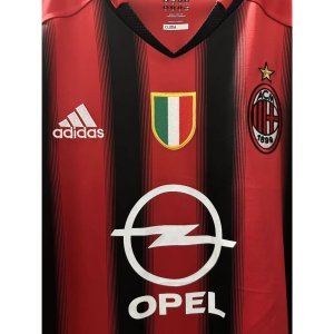 04-05 AC Milan SHEVCHENKO KAKA GATTUSO Top Quality Home Retro Soccer Jersey custom T-shirt Football
