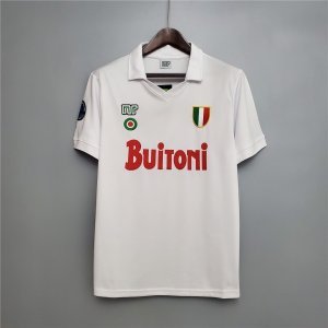 87-88 Naples Top Quality Away Retro Soccer Jersey custom T-shirt Football Jersey MARADONA