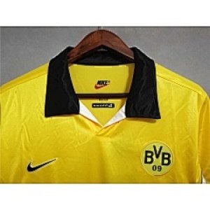 98-99 Dortmund CHAPUISAT Top Quality Home Retro Soccer Jersey custom T-shirt Football Jersey
