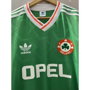 1990 Ire-lan KEANE Top Quality Home Retro Football Jersey custom T-shirt