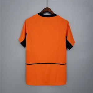 2002 Netherlands Top Quality Home Retro Soccer Jersey custom T-shirt Football Jersey
