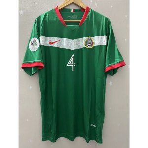 2006 Mexico R.MARQUEZ A.NAELSON Top Quality Home Retro Football Jersey custom T-shirt