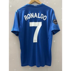 08-09 Man-U Top Quality Away Retro Soccer Jersey custom T-shirt Football Jersey RONALDO