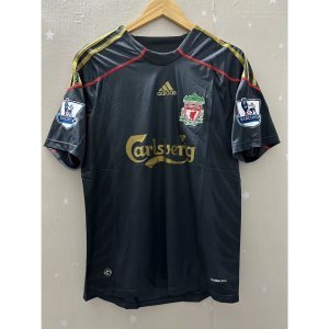 09-10 Liver-p GERRARD TORRES Top Quality Away Retro Football Jersey custom T-shirt