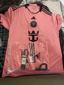 Messi inter Miami jersey pink