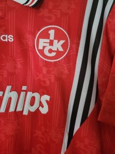 maillot de foot vintage Kaiserslautern 1997/98 Brehme 6 jersey trikot camiseta maglia soccer