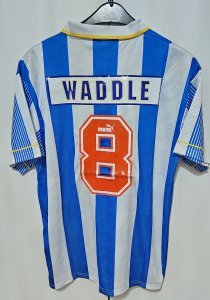 Maillot foot rétro Sheffield Wednesday 1995 Waddle #8 soccer jersey trikot maglia camiseta voetbal