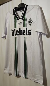 Maillot foot rétro Borussia Mönchengladbach 1996 Effenberg #10 soccer jersey trikot maglia camiseta voetbal