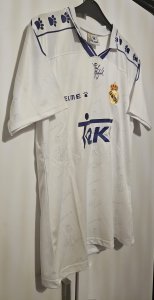 Maillot foot rétro Real Madrid 1994/1996 Laudrup #10 soccer jersey trikot maglia camiseta voetbal