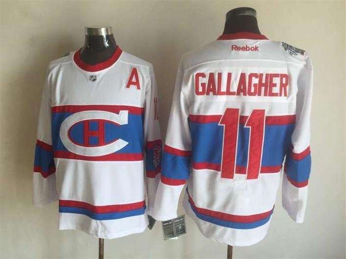 Montreal Canadiens Gallagher 2016 NHL Winter Classic Jersey Reebok White  XXL