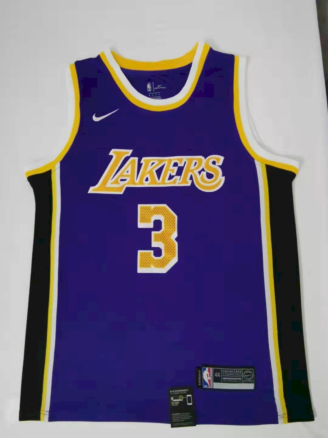 lakers purple pinstripe jersey