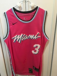Miami Heat Dwyane Wade City Edition Miami Vice Rose
