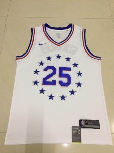 Ben Simmons Philadelphia Sixers - Blanc