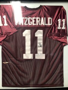 Larry Fitzgerald Arizona Cardinals autographed football jersey