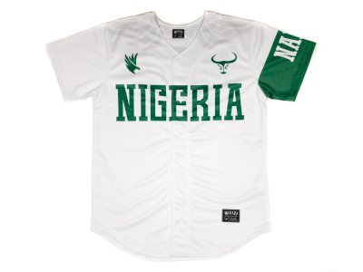 Nigeria Baseball Jersey [White]