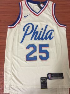 Ben Simmons Philadelphia Sixers - Blanc 