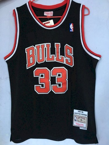 Scottie Pippen - Chicago Bulls #91 Black - JerseyAve - Marketplace